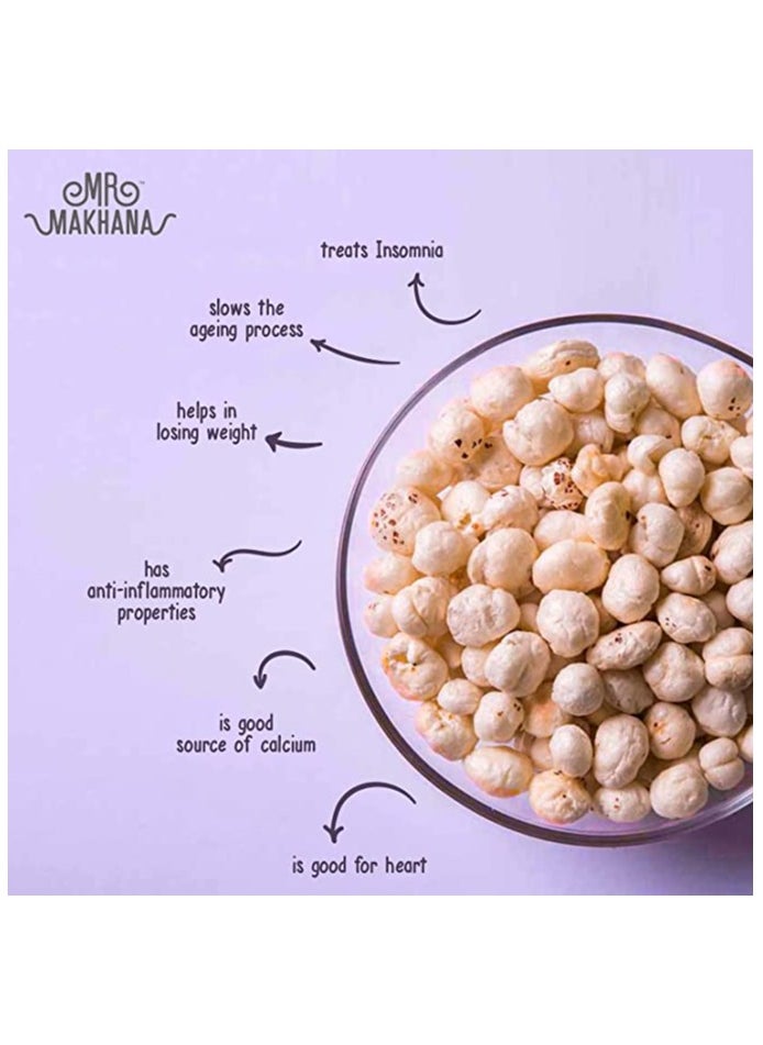 Mr Makhana - Piri Piri Paradise 75 Grams Popped Lotus Seeds Pack of 3 - Image 1