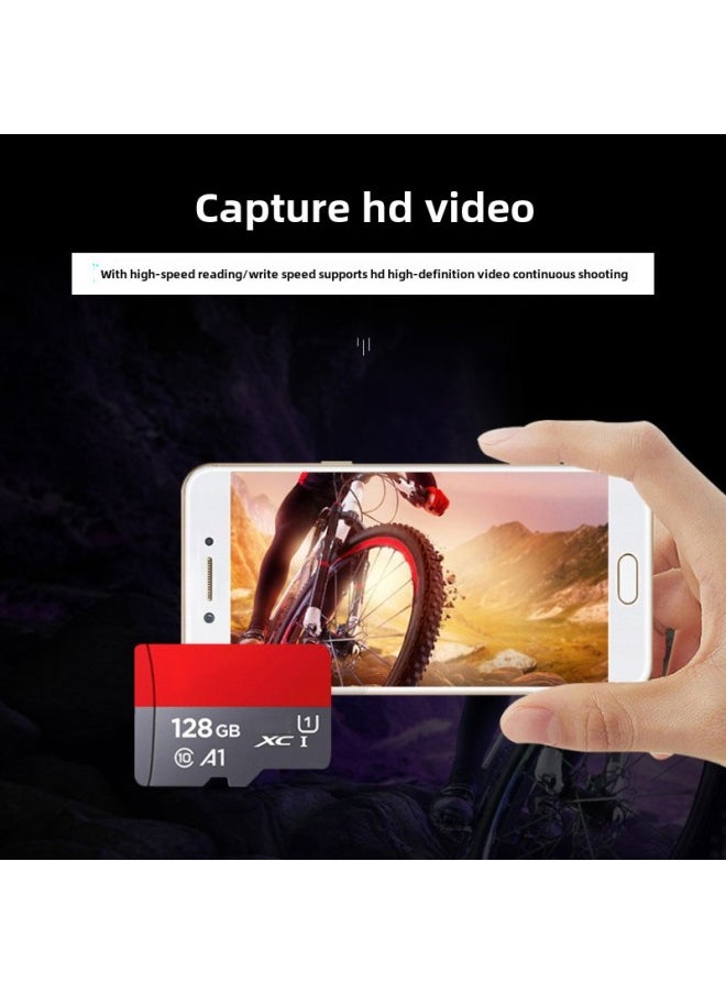 ماركة غير محددة بطاقة الذاكرة 32G HD مسجل فيديو مراقبة بطاقة الهاتف المحمول عالية السرعة Sd16g بطاقة فلاش 64gtf بطاقة 8g-السعة: 128 ميجابايت  - Image 3