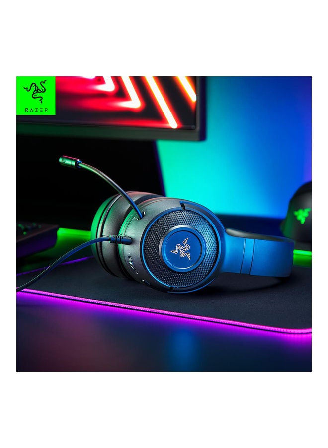 RAZER Kraken V3 X Wired Gaming Headset 7.1 Surround Sound Headset With TRIFORCE 40mm Driver Unit HYPERCLEAR Cardioid Microphone - Image 3
