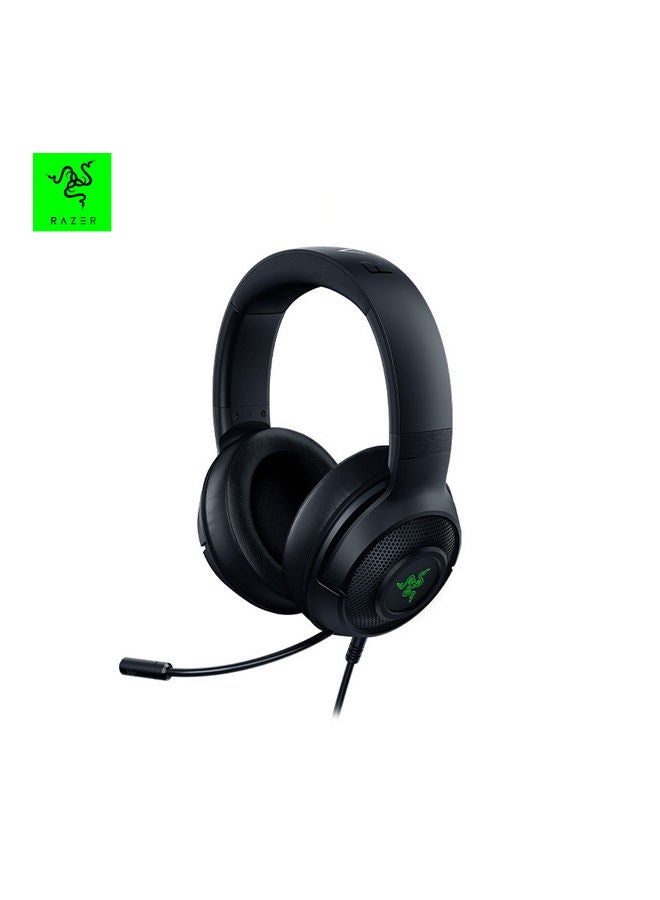 RAZER Kraken V3 X Wired Gaming Headset 7.1 Surround Sound Headset With TRIFORCE 40mm Driver Unit HYPERCLEAR Cardioid Microphone - Image 1