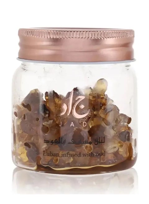 Jad Luban Infused with Oud Bakhoor Incense (80 grams) The smell quickly spreads and long-lasting scent - The perfect gift & gifts for all. home fragrance made in the UAE - ORIGINAL 100%