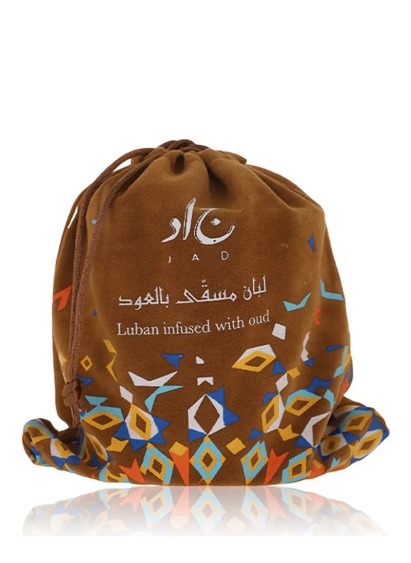 jad Jad Luban Infused with Oud Bakhoor Incense (80 grams) The smell quickly spreads and long-lasting scent - The perfect gift & gifts for all. home fragrance made in the UAE - ORIGINAL 100%  - Image 3