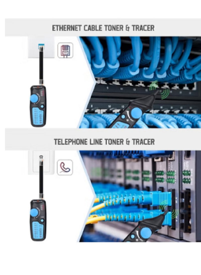 Multi-functional Network Cable Tester for RJ11 RJ45 Lan Cable with Probe Ethernet