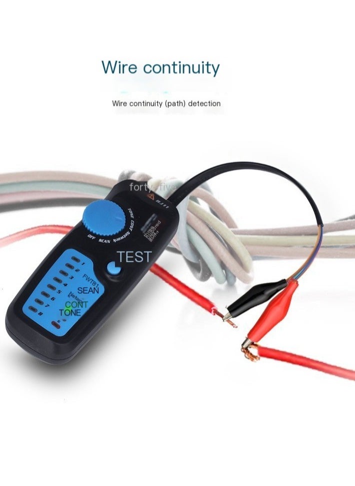 Multi-functional Network Cable Tester for RJ11 RJ45 Lan Cable with Probe Ethernet