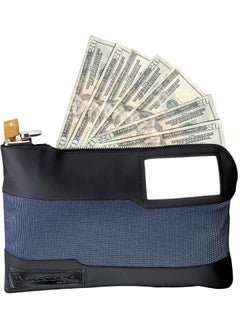 Master Lock Money Bag With Key Lock And Zipper For Cash 11 1 2 In. Long Locking Portable Travel Money Pouch Protects Passports Valuables 7120D  - Image 2