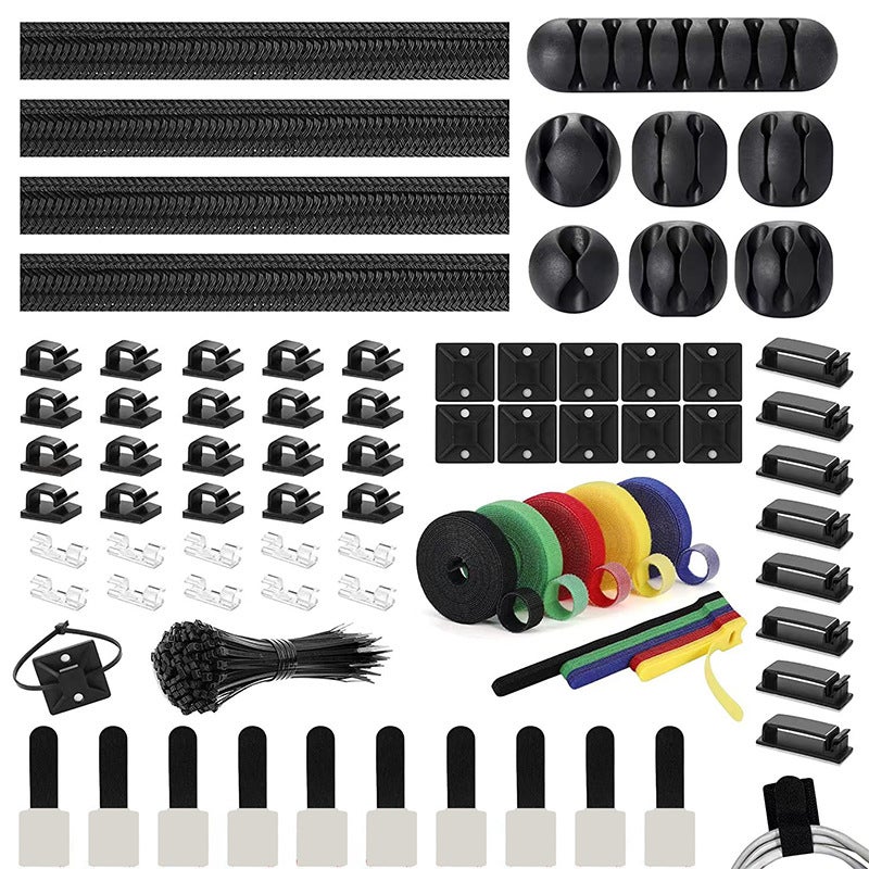 Desktop Silicone Cable Organiser Cable Storage Protective Cover Tpe Network Management Diving Material Office Simple Cover - Image 2