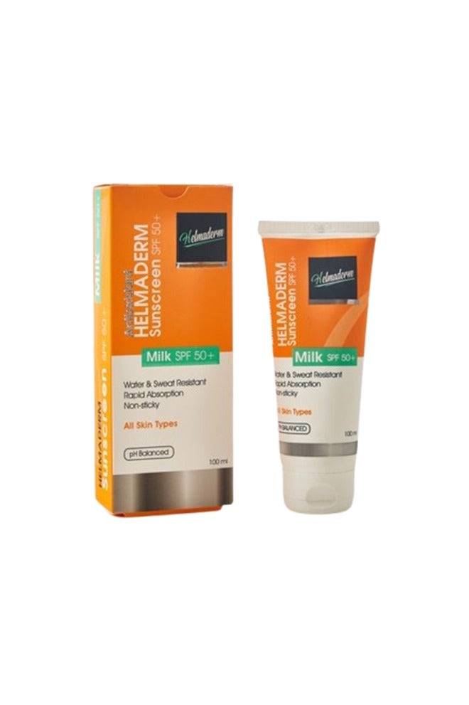 HelmaDerm Sunscreen Milk SPF50+ - 100ml - Image 1