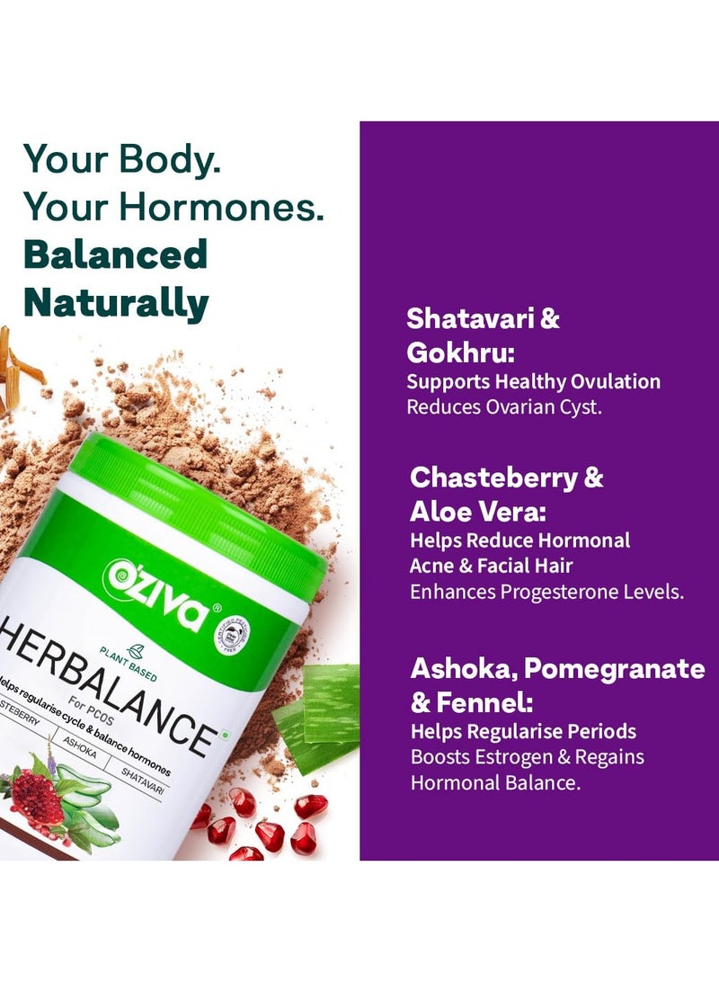 أوزيفا مكملات غذائية نباتية أساسها نباتي متلازمة تكيس المبايض للنساء 200 جم ميو إينوزيتول شاستبيري شاتافاري توازن هرموني أفضل للدورة - Image 4