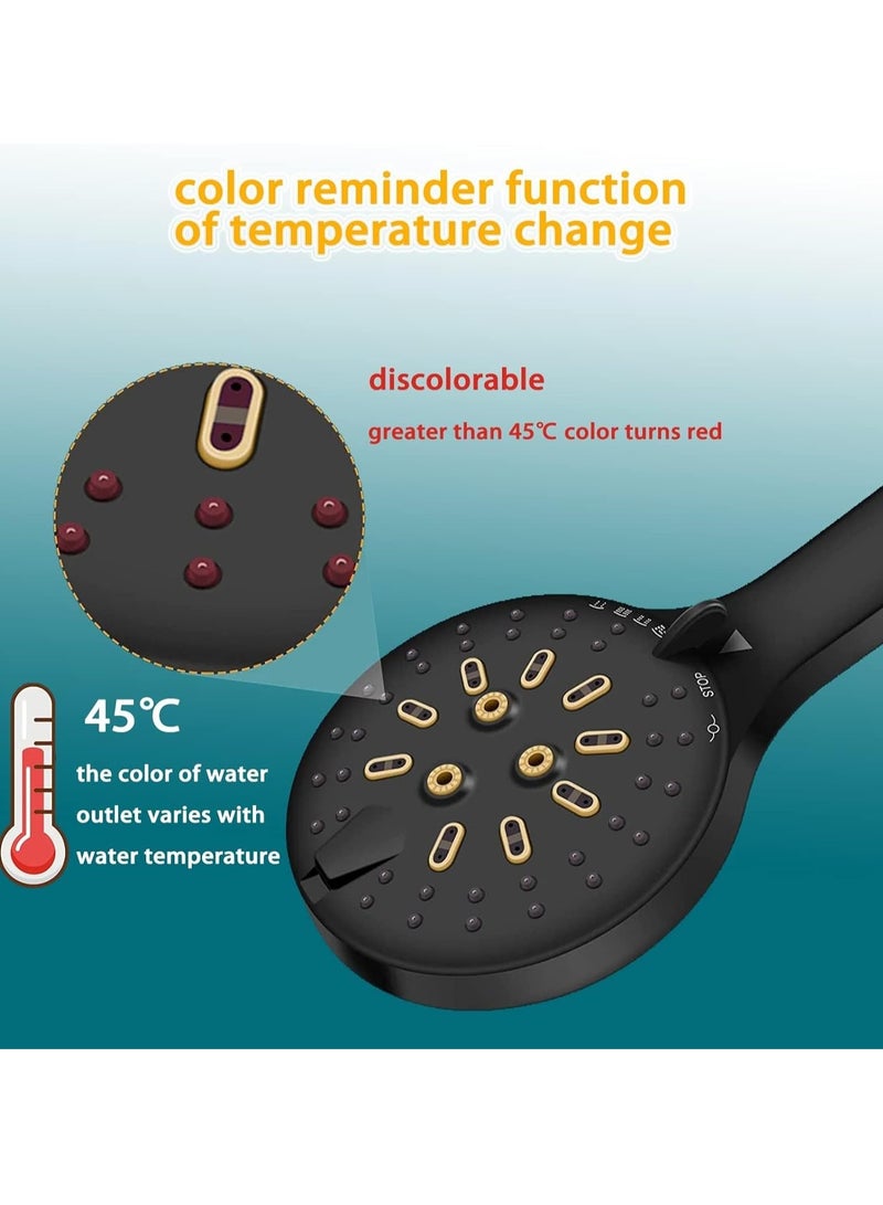 Shower Head With Handheld Shower Heads High Pressure With 6 Function Setting Shower Head Holder 59 Inch Shower Hose - Image 3