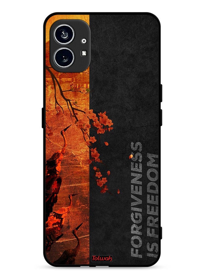 Tolwak Nothing Phone (1) 5G Protective Case Cover Forgiveness Is Freedom - Image 1