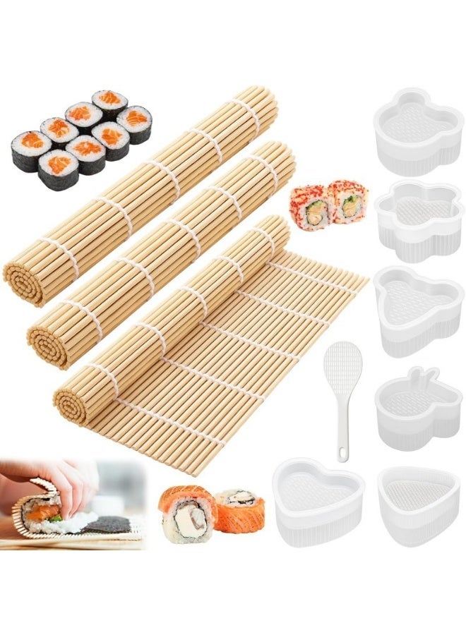 كيلا مجموعة أدوات صنع السوشي، حصيرة سوشي من الخيزران، سوشي DIY للمبتدئين في المنزل - Image 1