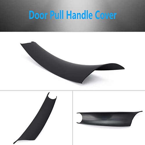 GEATaaT Door Pull Handle Cover Compatible with BMW X5 Series E70/E70 LCI 2008-2013,BMW X6 Series E71/E72 2008-2014 (3PCS) (Black) - Image 2