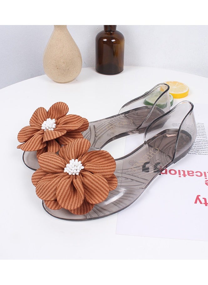 KUYING New Fashion Outgoing Flat Bottom Slippers  - Image 1