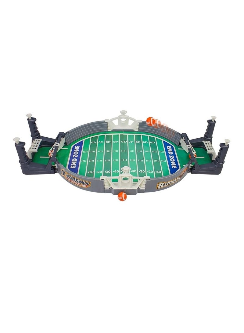 UKR Mini Rugby Games Indoor Match Table Board Game for Boys Soccer Mini Football Pinball On the Go Travel Foosball - Image 3