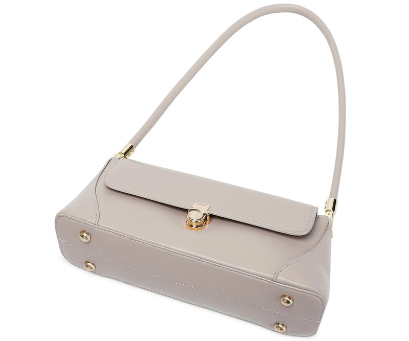WSRYDJDL Shoulder Bags for Women Vintage Handbag Retro Classic Small Purse Cute Hobo Tote Handbag Mini Clutch Purse (Nude) - Image 4