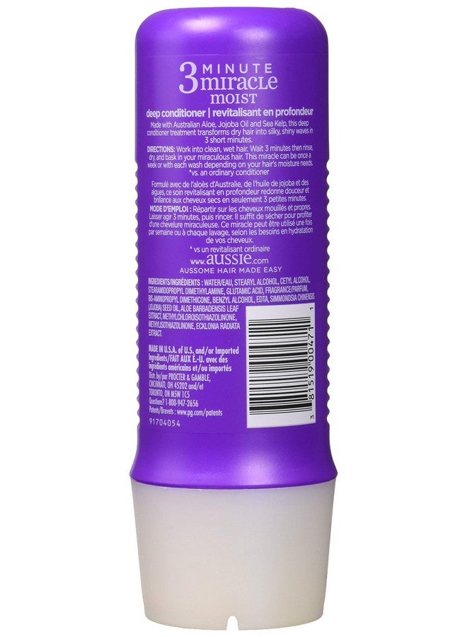 Aussie Moist 3 Minute Miracle Deeeeep Conditioner - 2 Count (8.0 Fl Oz Each) - Image 2