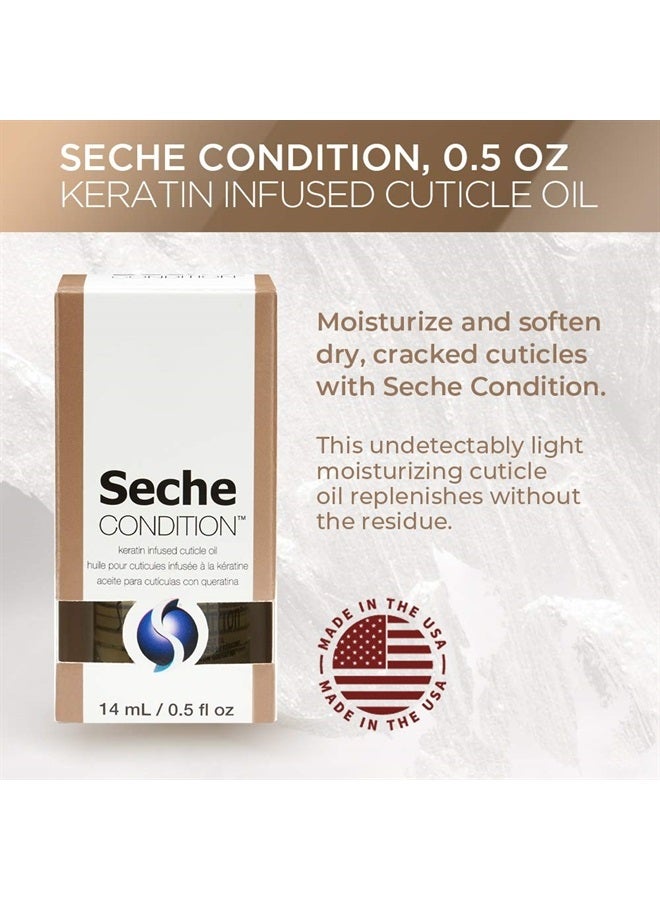 SECHE Condition Keratin Infused Cuticle Oil 0.5 fl oz - Image 3