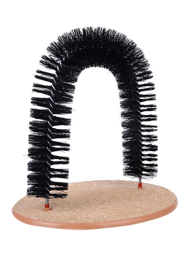 NIBEMINENT Self-Grooming Hair Brush Brown/Black - Image 1