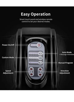 Generic Foot Massager Machine, Deep Kneading Massager with Remote Control Heat Function, Air Compression Feet Legs Muscle Relief, Plantar Fasciitis, for Home Office Use  - Image 5
