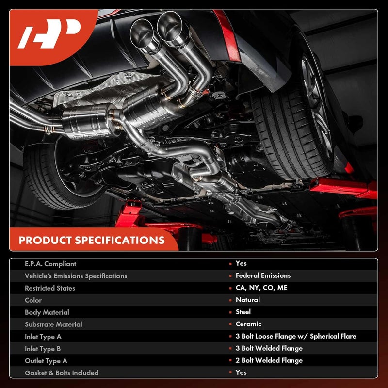 A-Premium Catalytic Converter Kit for Chevy, GMC & Cadillac - Image 3