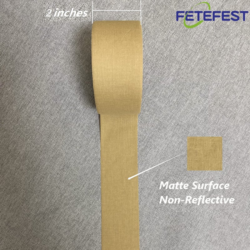 Fetefest Gaffer Camouflage Tape, 2" x 30 Yards Camo Tape, Hockey, Residue Free, Water Resistance (Tan, 30)â€¦ - Image 2