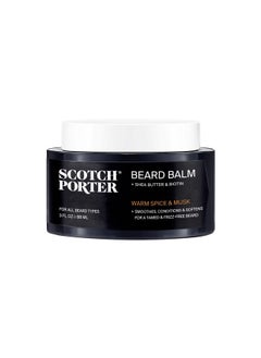 Conditioning Beard Balm - Smooth, Shape, Moisturize & Soften Coarse, Dry Beard Hair While Encouraging Growth For A Fuller/Healthier-Looking Beard - Original Scent, 3 Oz. Jar