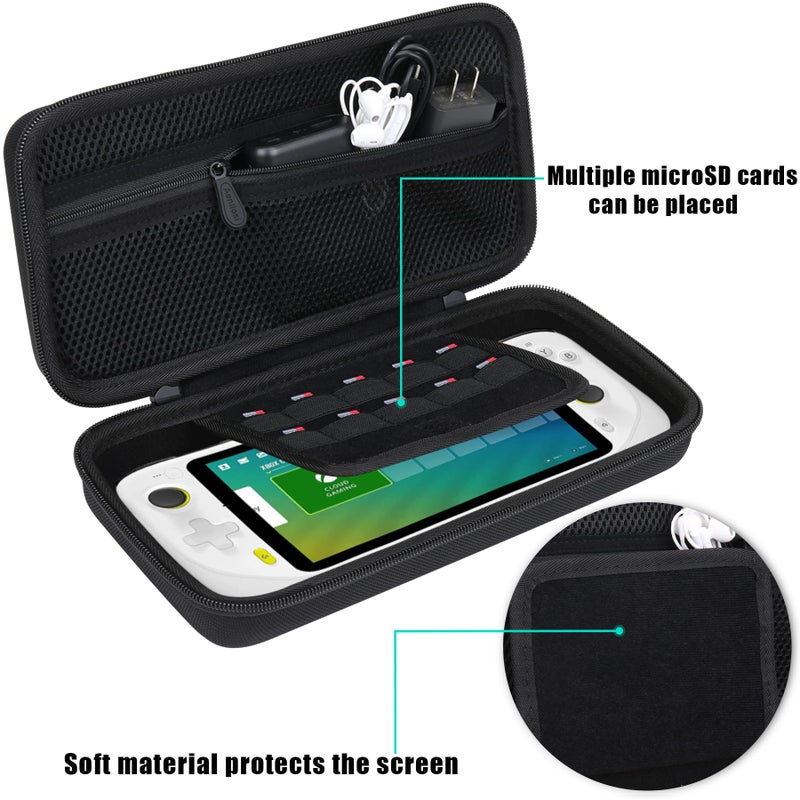 Aenllosi Hard Carrying Case Replacement for Logitech G Cloud Gaming Handheld,Black (Only Case) - Image 4