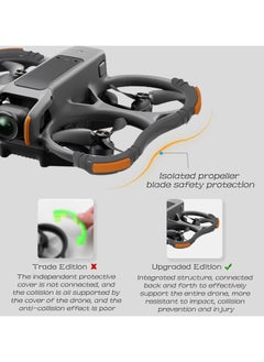 General DJI Avata 2 Propeller Protector, Collision Shock Propeller Protector for Collision Propeller Protector, Silicone Protector Ring for Crash Propeller Bumper for DJI Avata 2  - Image 2