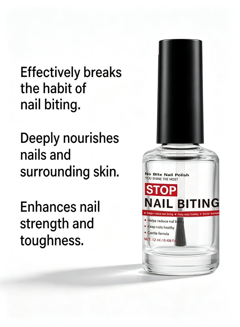 Lanthome No Bite Nail Polish - Stop Nail Biting Treatment & Strengthen - 12ml - Image 2