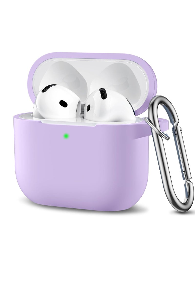 AirPods 3 Case Cover, Silicone Protective Accessories Skin with Keychain Compatible with Apple AirPod 3rd Generation 2021 for Women Girl, - Image 1