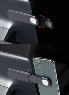 Fazza Magnetic Phone Holder Suitable for Laptops, Side Mounted Ultra-thin Portable Holder with Adjustable Phone Holder, Laptop Accessories, iPhone 14/13/12 Series Computer Extension Holder  - Image 3