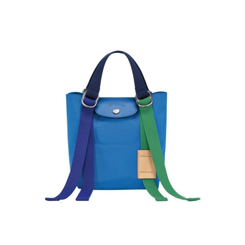 New Longxiang Bag Replay New Color-Blocked Nylon Woven Ribbon Canvas Bag Shoulder Crossbody Handbag - Image 5