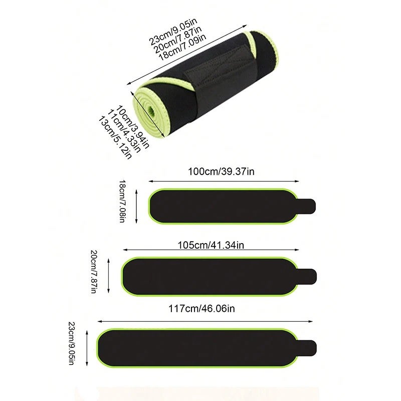 Bluejw Women's Waist Trimmer Belt - Yogic Abdominal Sweat Band for Fitness, Running & Exercise Protection - Image 4