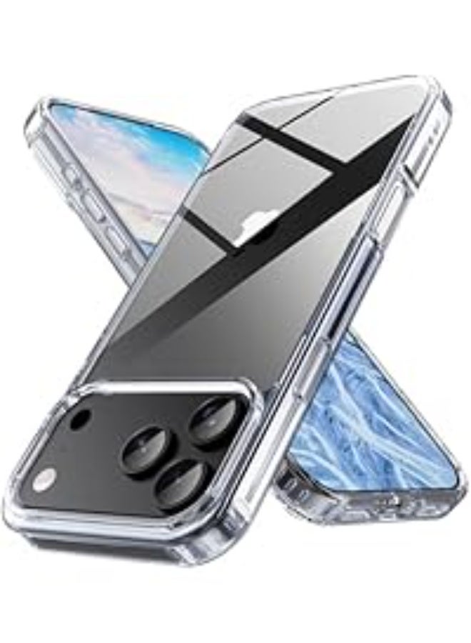 iPhone 17 pro Max Crystal Transparent Case - Anti-Drop Heavy-Duty Protection - Anti-Yellowing Cover - Image 3