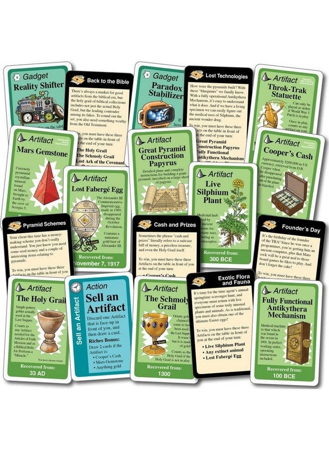 Looney Labs Looney Labs Chrononauts Missing Artifacts Expansion Pack - Discover Long-Lost Artifacts  - Image 3