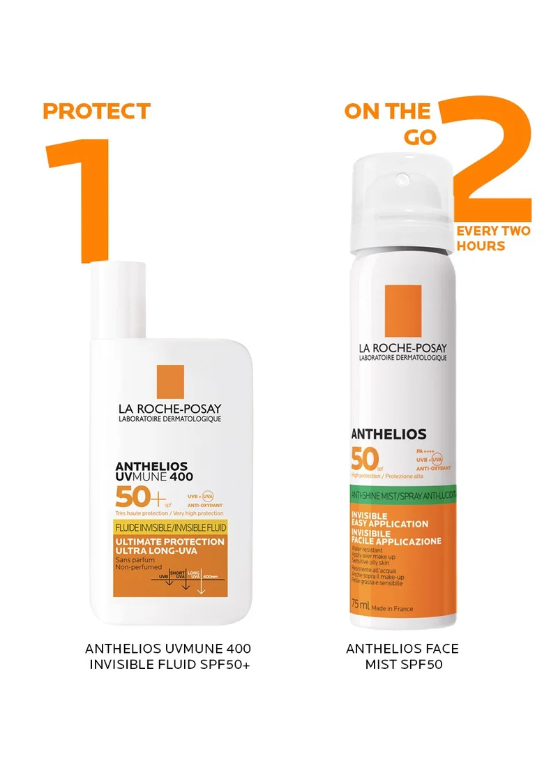 LA ROCHE-POSAY La Roche-Posay Anthelios Invisible Mist SPF50 Buy 1 Get 1 Free, Sunscreen