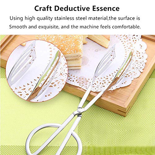 TOONEV Stainless Steel Buffet Tongs - Set of 2, 10.3' - Image 5