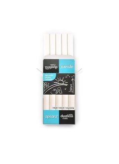 Apsara Dustless Chalk White | 4X Longer Than Regular Chalks | Bright & Bold | Smooth, Long-Lasting, Anti-Scratch | Hassle-Free Dustless Chalks | White Chalks | Box Of 100 Chalks  - Image 3
