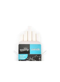 Apsara Dustless Chalk White | 4X Longer Than Regular Chalks | Bright & Bold | Smooth, Long-Lasting, Anti-Scratch | Hassle-Free Dustless Chalks | White Chalks | Box Of 100 Chalks  - Image 4
