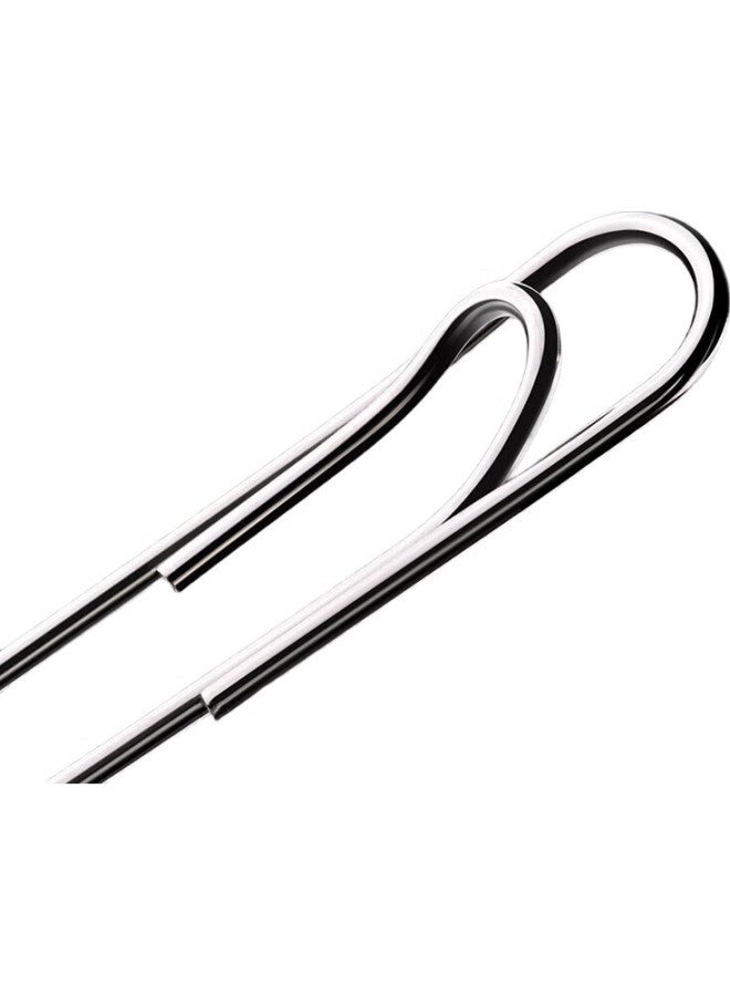 Deli [Super Popular] 3# Metal Paper Clips, Nickel-Plated Rust-Resistant Binder Clips, 100 Pieces/Box, 10 Boxes, Office Supplies, P00018 - Image 1