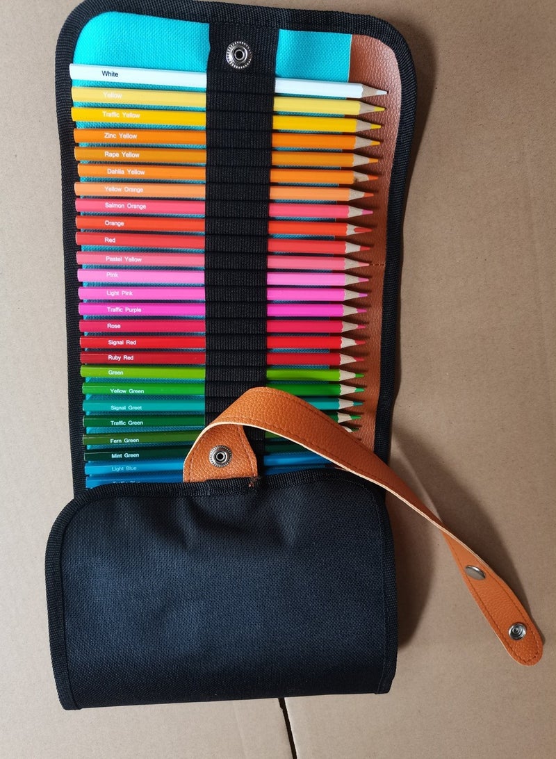Generic 50-Color Hexagonal Colored Pencils Set - Premium Wooden Oil-Based Pencils for Artistic Drawing - Image 5