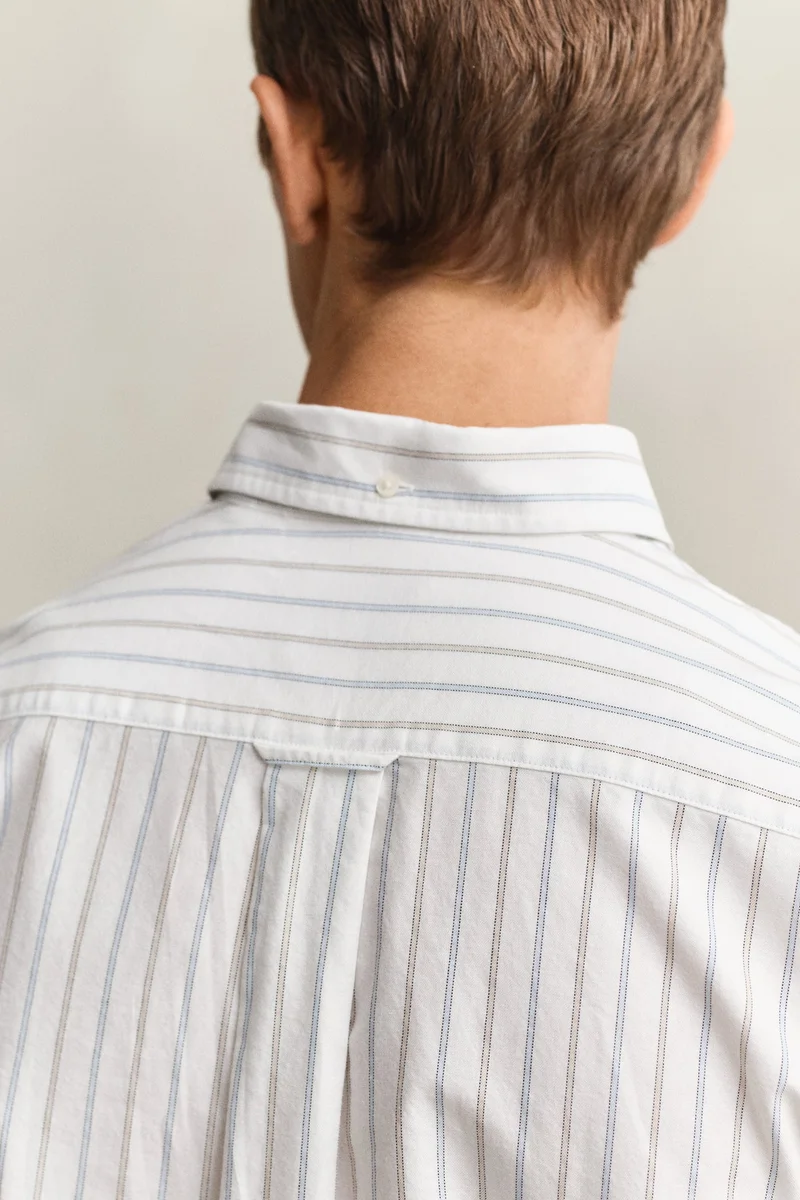 GANT  Regular Classic Oxford Stripe Shirt for Men | Best Price UAE