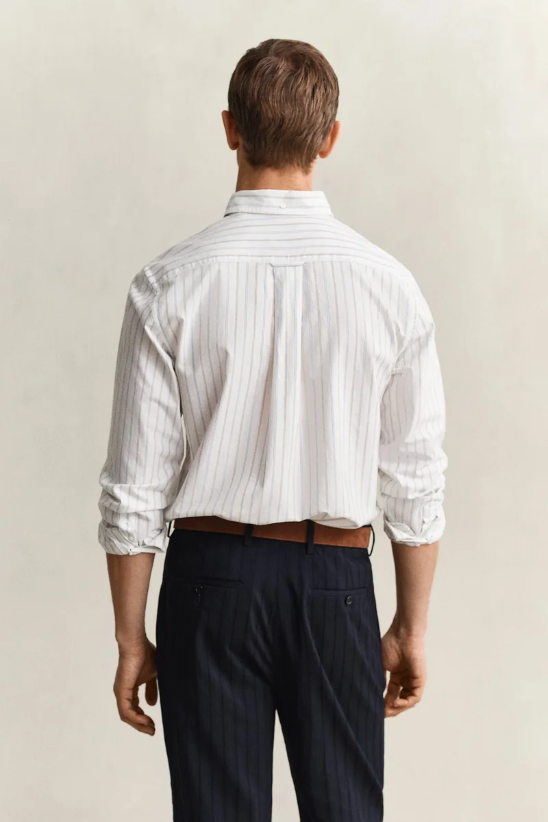 GANT  Regular Classic Oxford Stripe Shirt for Men | Best Price UAE