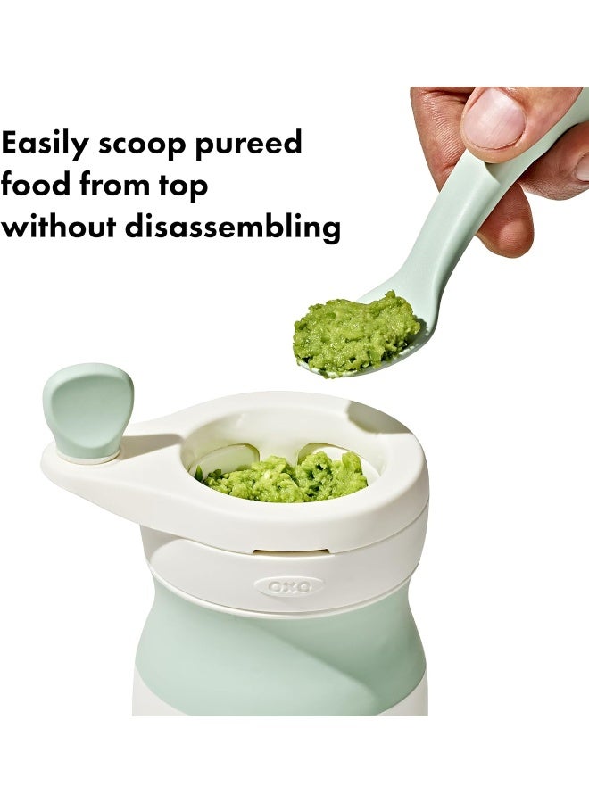 OXO Tot Mash Maker Baby Food Mill - Opal - Image 2