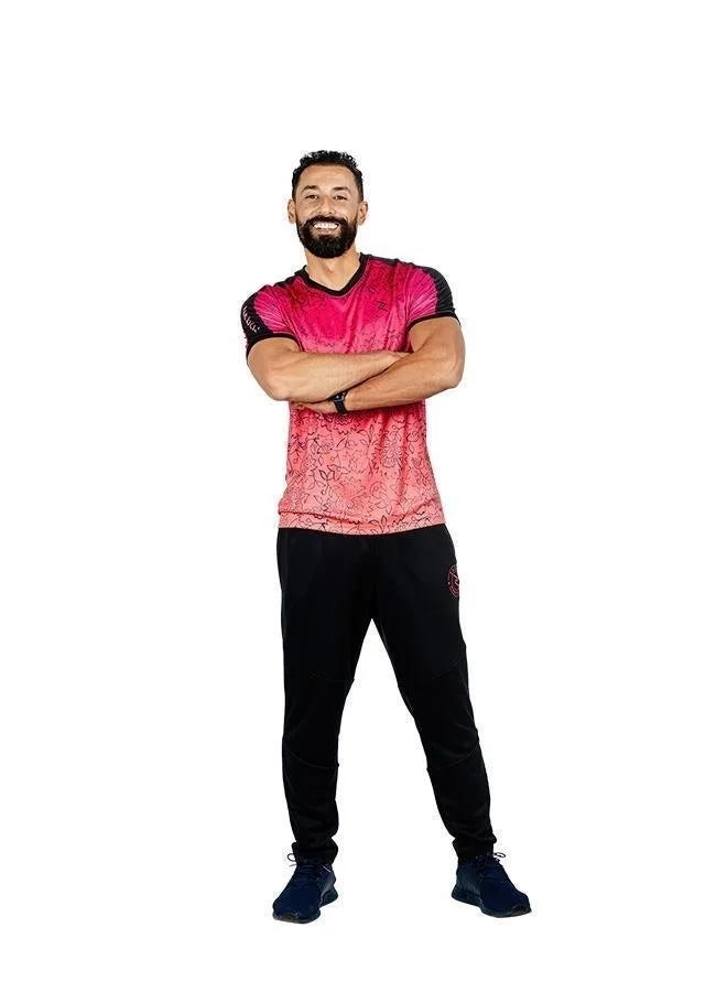 ZAECY Men's V-Neck Short-Sleeve T-Shirt