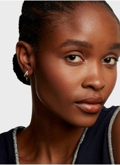 Ted Baker Helias Crystal Double Hoop Crystal Earrings  - Image 3