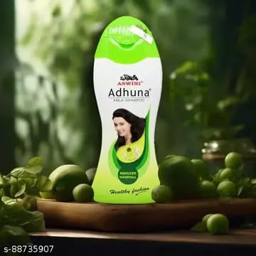 Aswini Adhuna Amla Shampoo Ayurvedic Hair Care with Natural Amla Extract Promotes Healthy and Shiny Hair 850 Pack Of 1 - Image 2