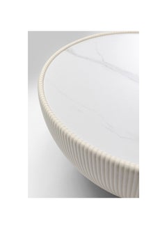 KARE Coffee Table Endless Vegas White Ø71Cm  - Image 1