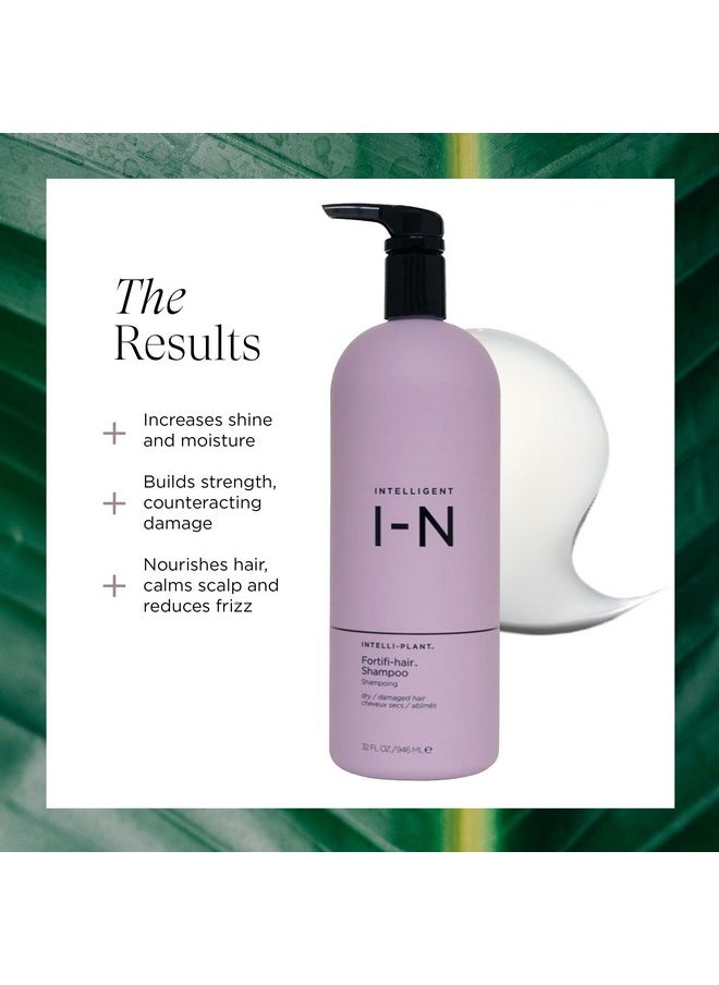 Intelligent Nutrients - Fortifi-Hair Shampoo, Moisturizing, Plant-Based Shampoo For Dry, Damaged Hair, Rejuvenates, Rebuilds, Vegan, 32 Oz - Image 1