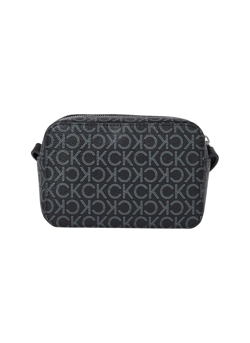 CALVIN KLEIN Women's Recycled Crossbody Logo Bag, Black